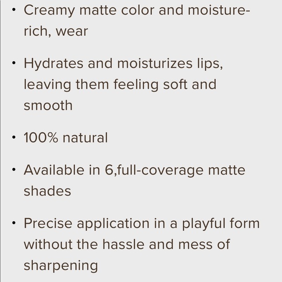 Matte Lip Crayon Redwood Forest - Picture 4 of 5